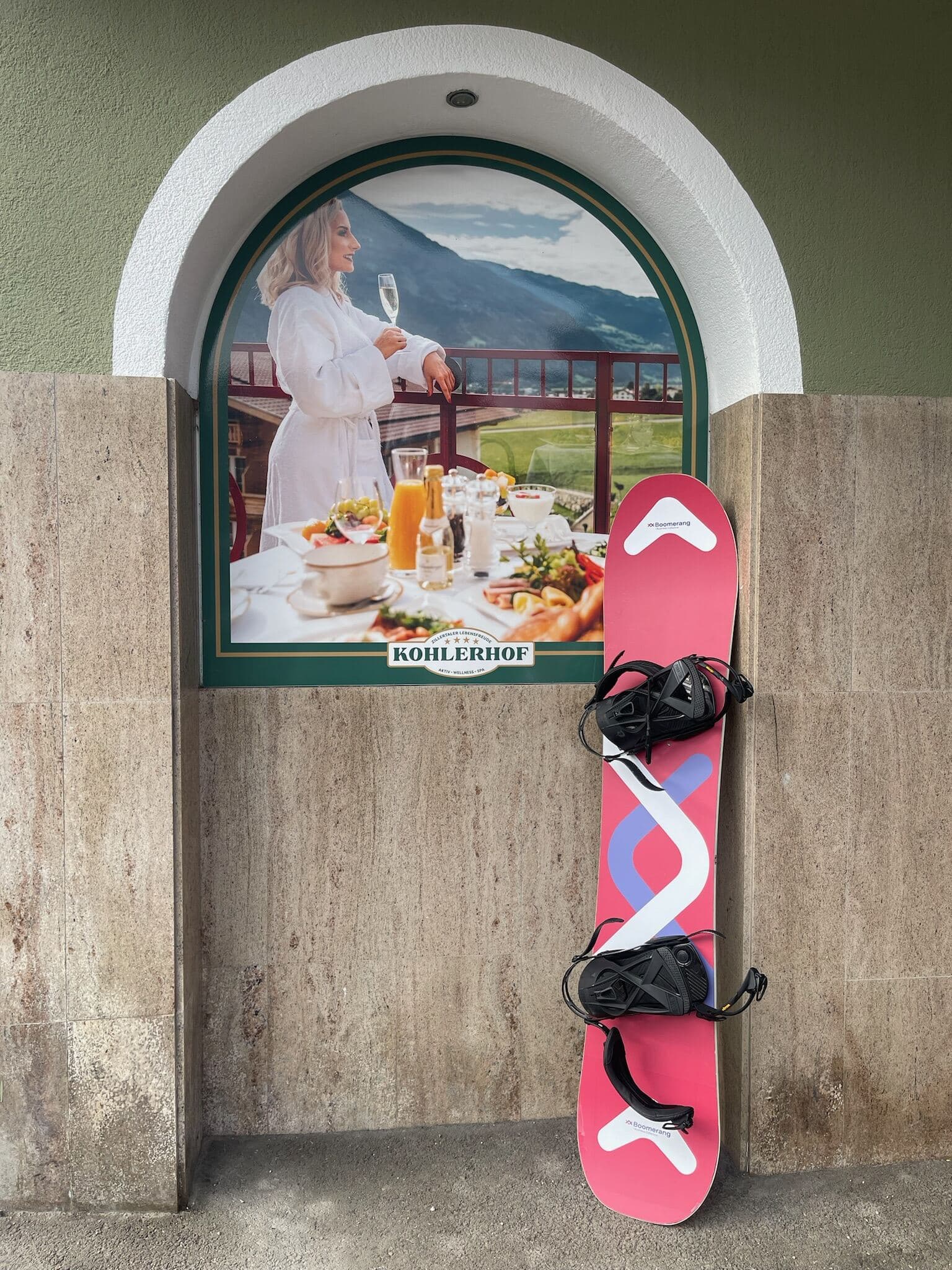 Boomerang snowboard bij Hotel Kohlerhof